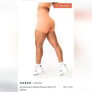 Paragon Sculptseam Naked Pocket Shorts 5"